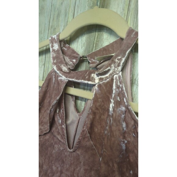 Blush Crushed Velvet Top Fairy Y2K Regencycore Ethereal Coquette Renaissance 1X - Picture 5 of 9